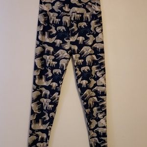Unicorn print elephant leggings
